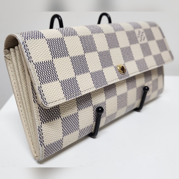 LOUIS VUITTON Damier Azur Sarah Long Wallet CA3181 - Picture 2 of 15